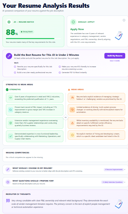 Screenshot: Review Your Detailed Analysis