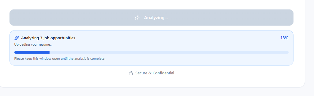 Screenshot: Start Your AI Analysis