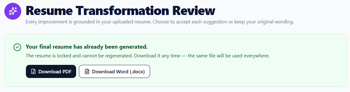 Screenshot: Download & Apply